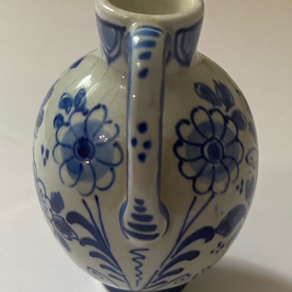 RARE Delft De Porceleyne Fles Holland Netherlands Blue White Miniature Jug 364 - Picture 6 of 11